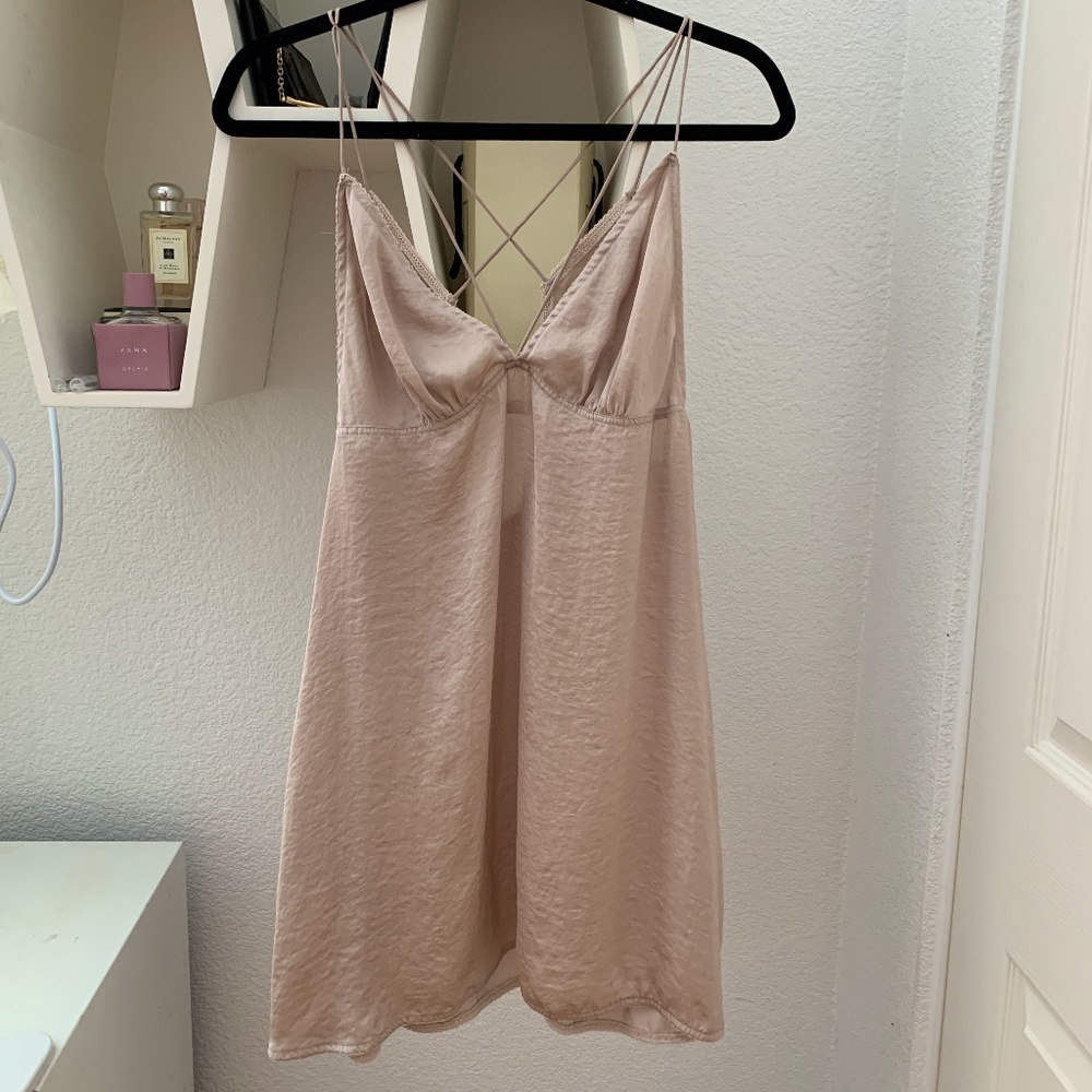 Free People Silk Slip Dress